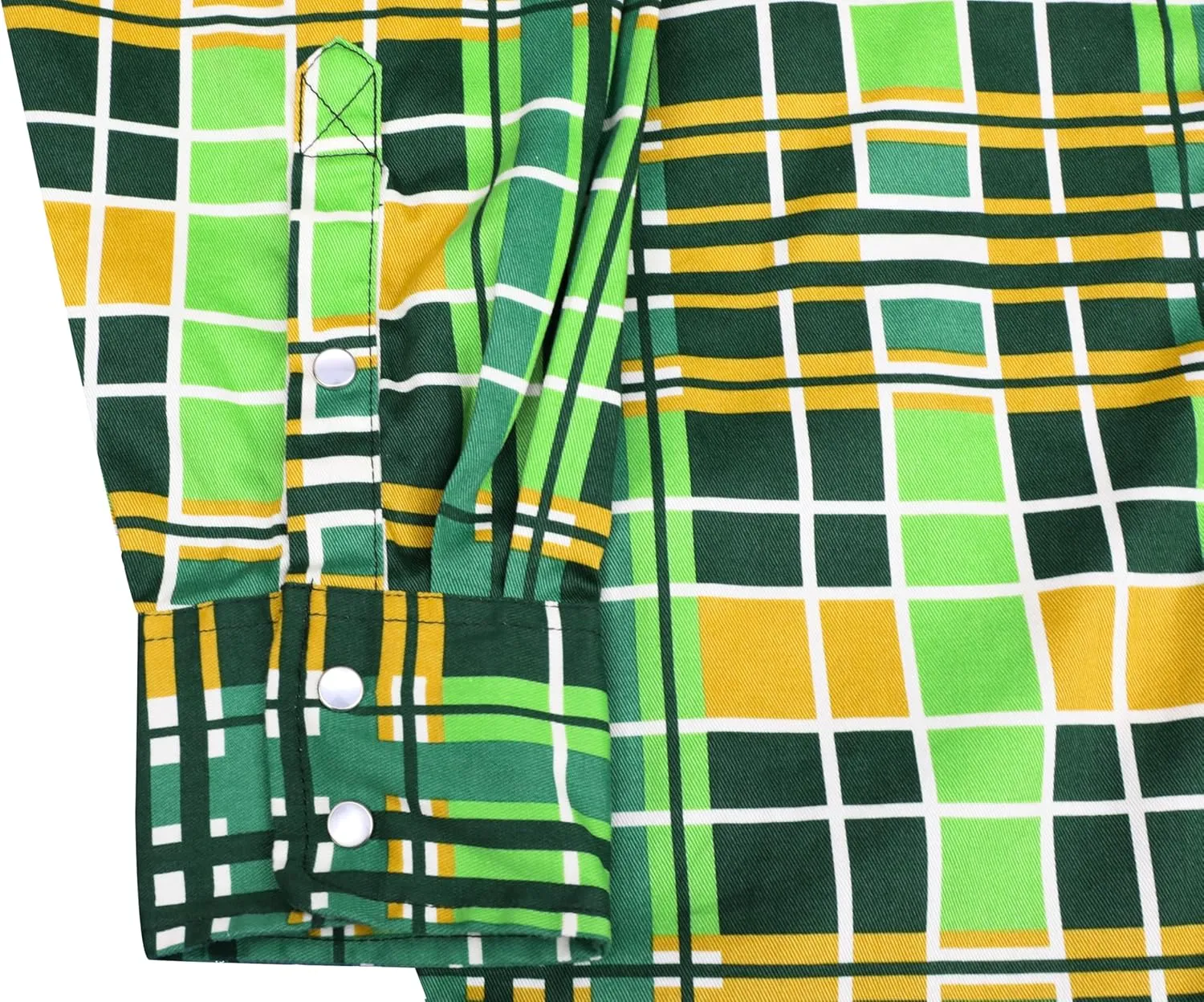 BOCOMAL FR Shirts Flame Resistant NFPA2112/CAT2 6.5oz Light Weight Printed Fire Retardant Plaid Shirt