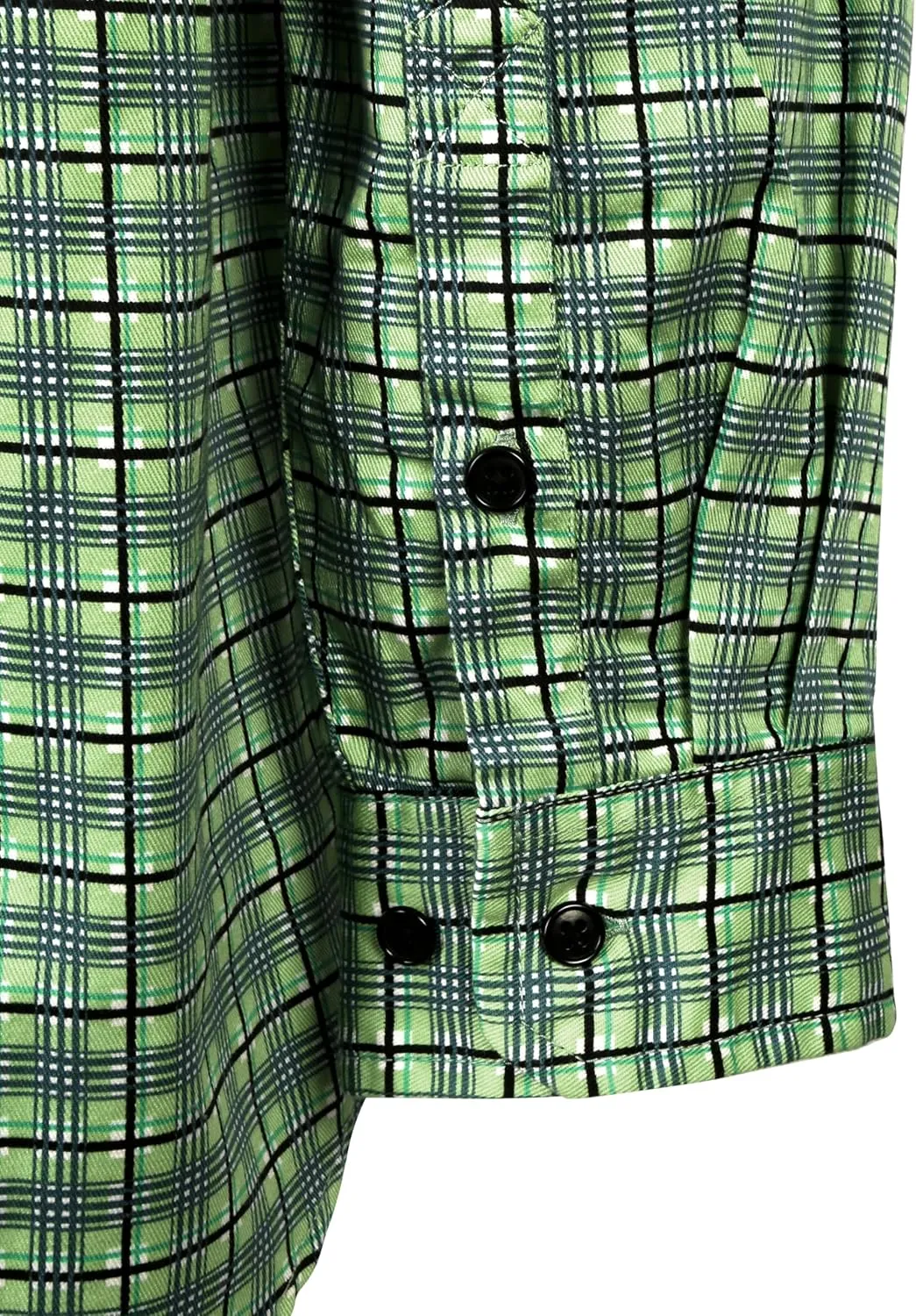 BOCOMAL FR Shirts Flame Resistant NFPA2112/CAT2 6.5oz Light Weight Printed Fire Retardant Plaid Shirt