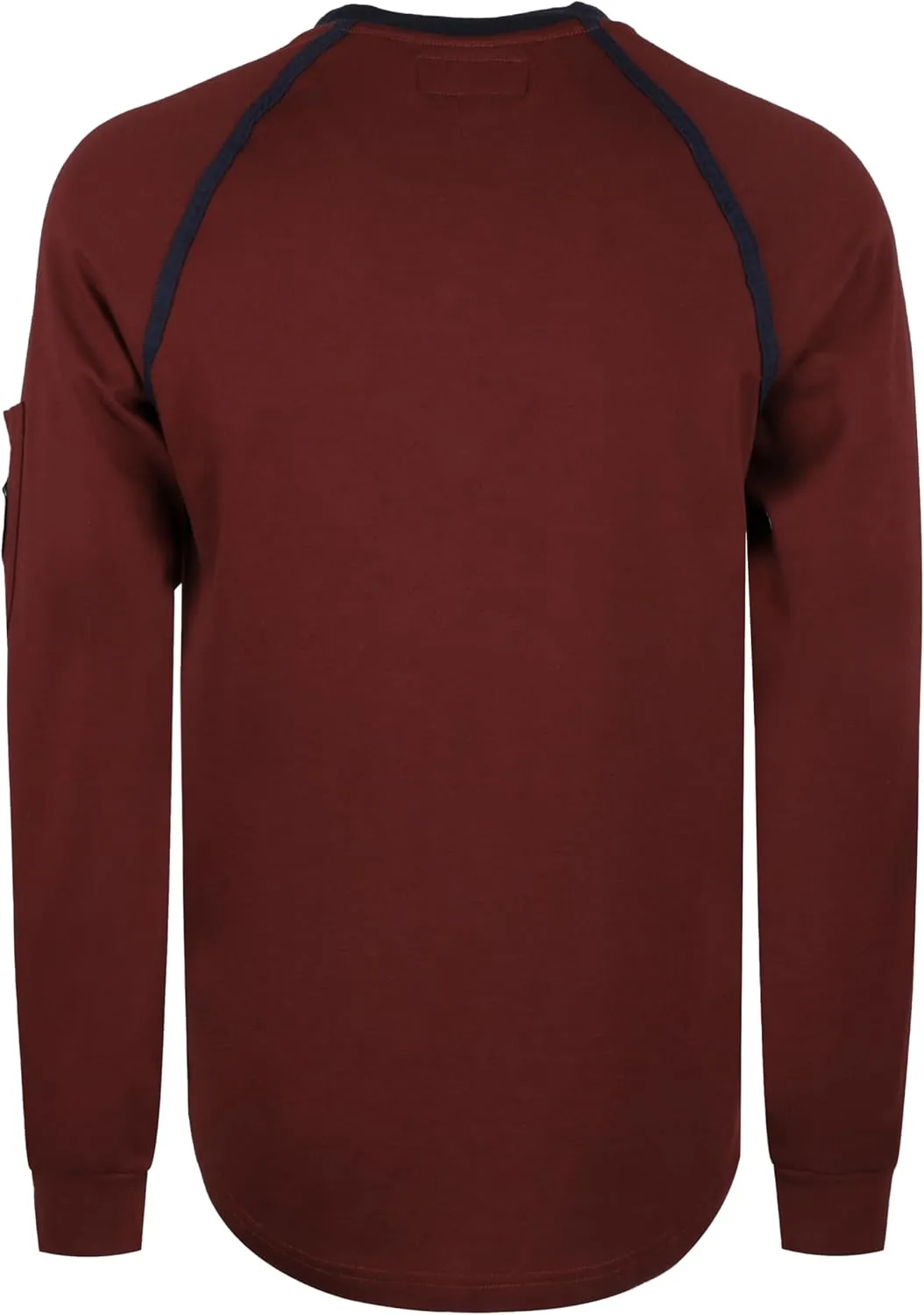 BOCOMAL FR Shirts for Men Crew Neck Long Sleeve 5.5oz Light Weight Flame Resistant/Fire Retardant Clothing Shirt