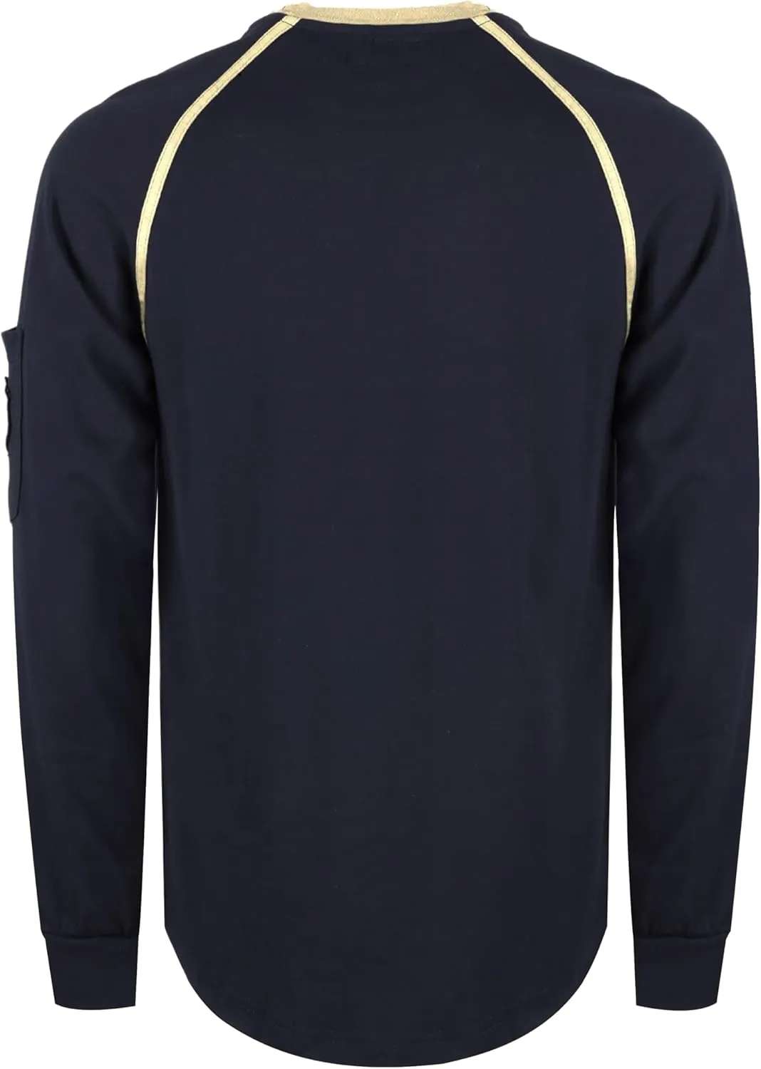BOCOMAL FR Shirts for Men Crew Neck Long Sleeve 5.5oz Light Weight Flame Resistant/Fire Retardant Clothing Shirt