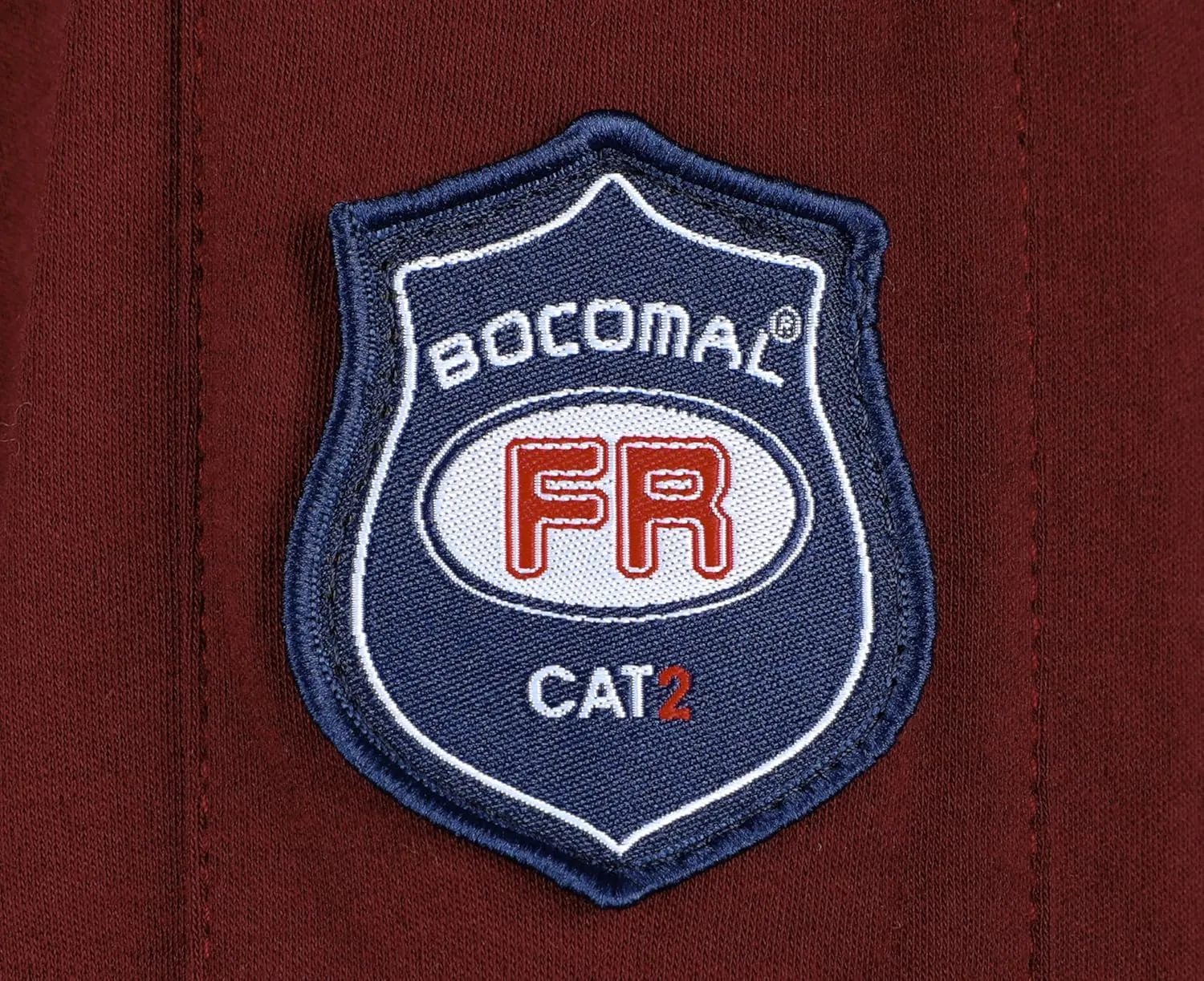 BOCOMAL FR Shirts for Men Crew Neck Long Sleeve 5.5oz Light Weight Flame Resistant/Fire Retardant Clothing Shirt