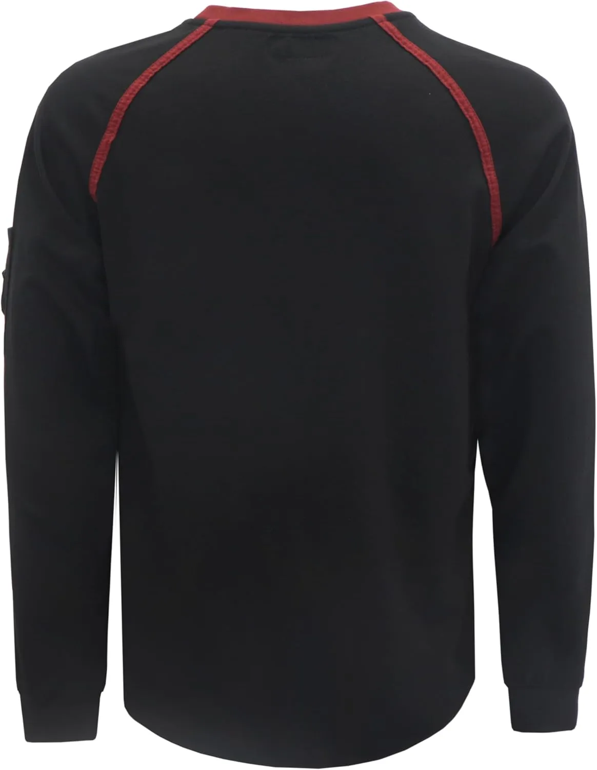 BOCOMAL FR Shirts for Men Crew Neck Long Sleeve 5.5oz Light Weight Flame Resistant/Fire Retardant Clothing Shirt