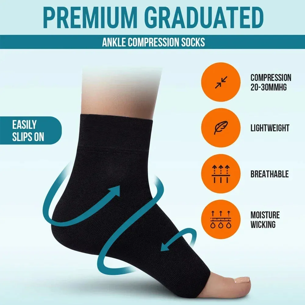Compression Ankle Support for Sports & Recovery
