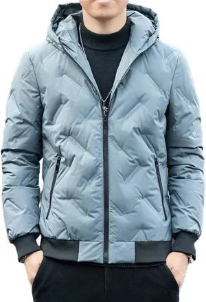 Down Jacket Men's Light And Thin Short Style Plus Bulky Winter Coat