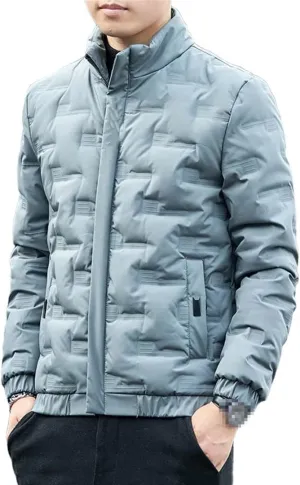 Down Jacket Men's Light And Thin Short Style Plus Bulky Winter Coat