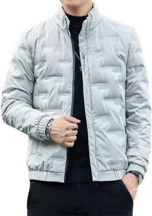 Down Jacket Men's Light And Thin Short Style Plus Bulky Winter Coat