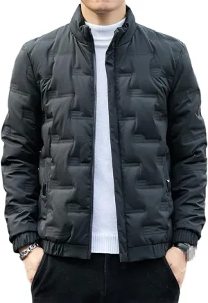 Down Jacket Men's Light And Thin Short Style Plus Bulky Winter Coat