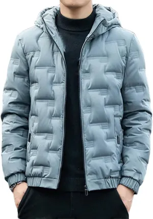 Down Jacket Men's Light And Thin Short Style Plus Bulky Winter Coat