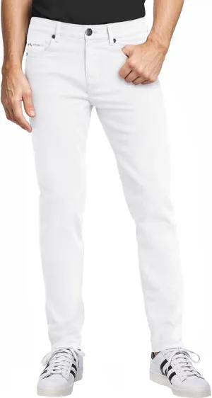 ETHANOL Men's Slim-Fit Comfort Stretch with 5 Pocket Design Straight Pants
