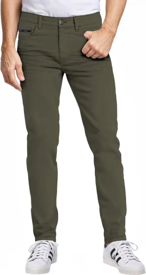 ETHANOL Men's Slim-Fit Comfort Stretch with 5 Pocket Design Straight Pants