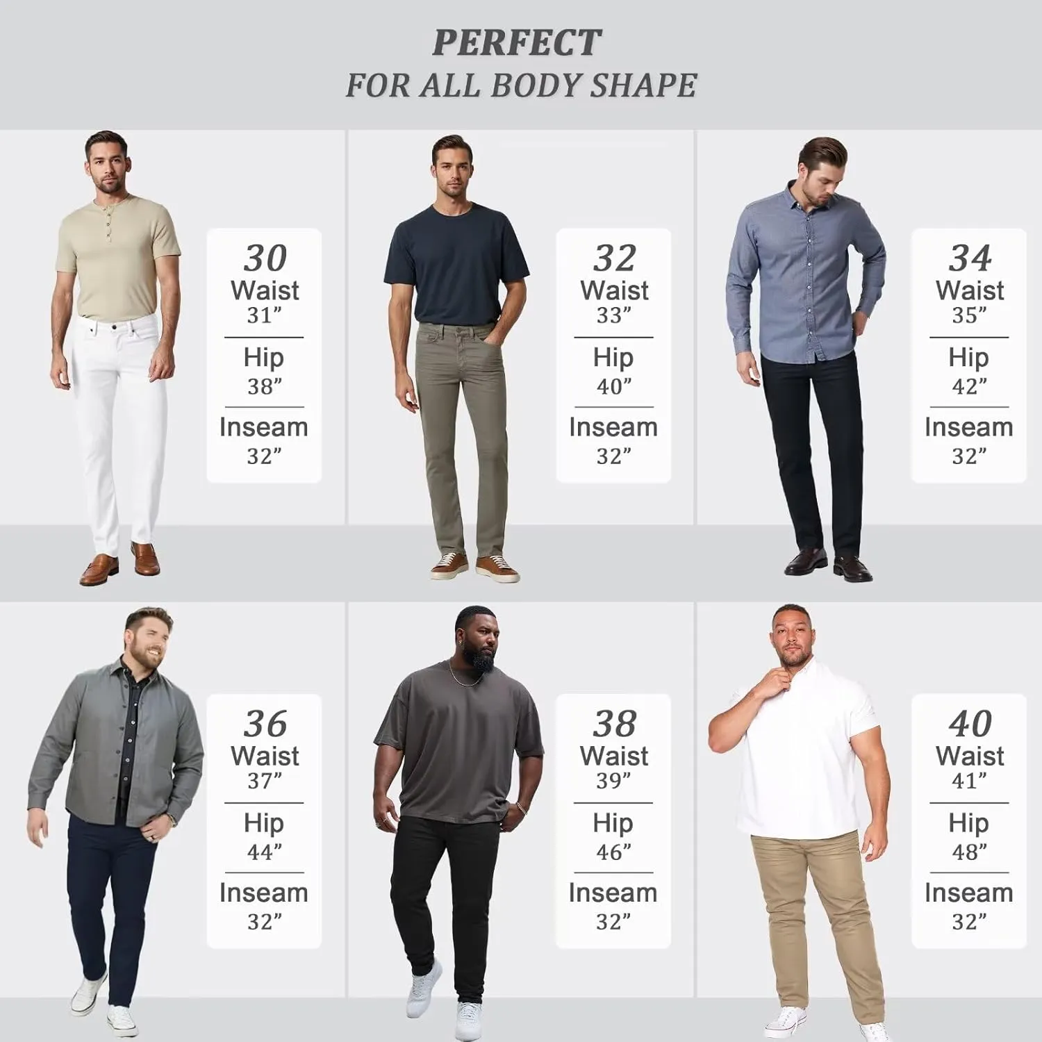 ETHANOL Men's Slim-Fit Comfort Stretch with 5 Pocket Design Straight Pants