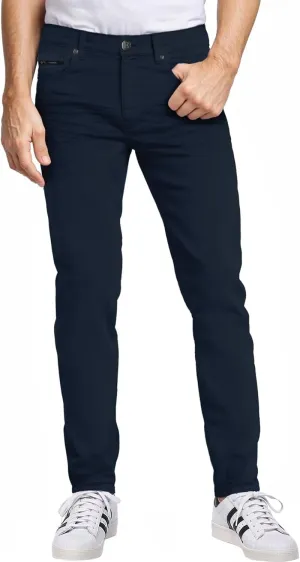 ETHANOL Men's Slim-Fit Comfort Stretch with 5 Pocket Design Straight Pants