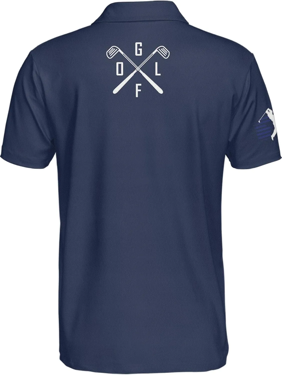 Golf Shirts for Men Funny Golf Shirts for Men Crazy Golf Polos Golf Gifts Casual Light Fashion Print Polo for Men
