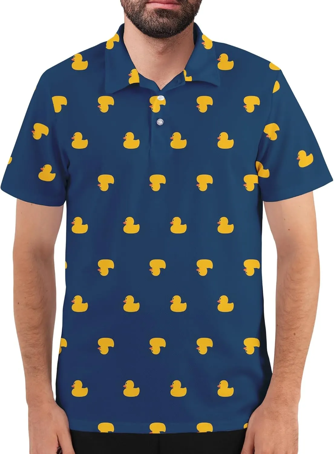 Golf Shirts for Men Funny Golf Shirts for Men Crazy Golf Polos Golf Gifts Casual Light Fashion Print Polo for Men