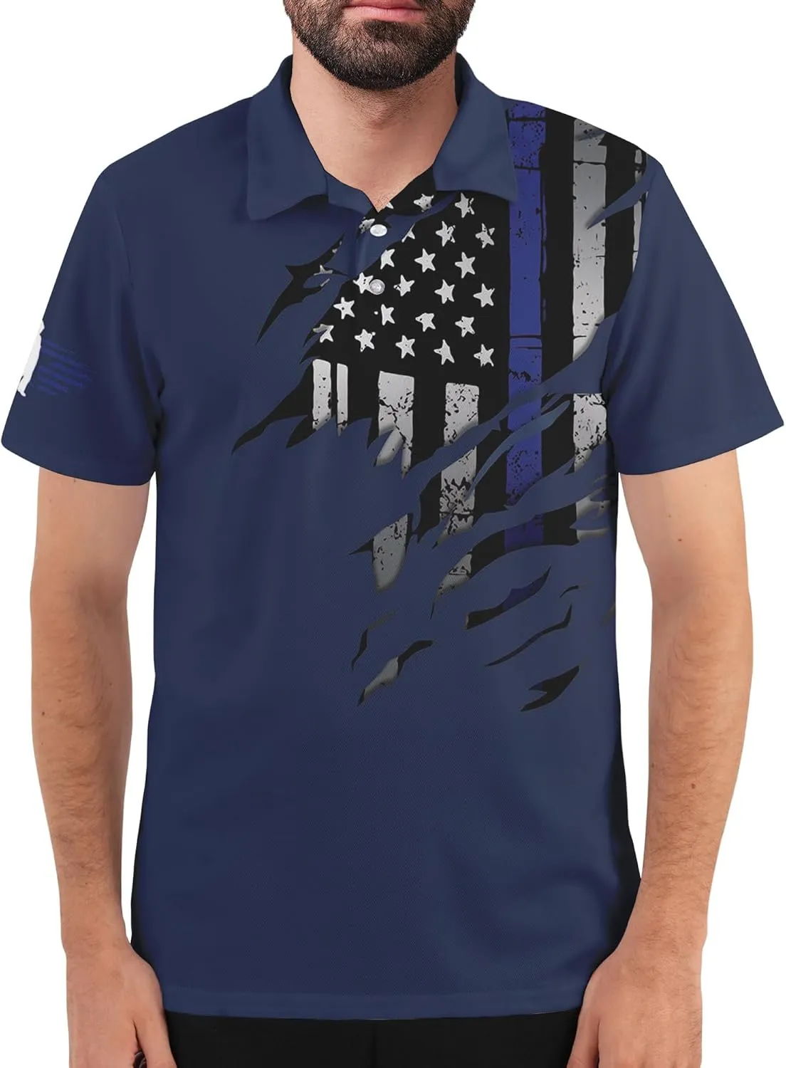 Golf Shirts for Men Funny Golf Shirts for Men Crazy Golf Polos Golf Gifts Casual Light Fashion Print Polo for Men