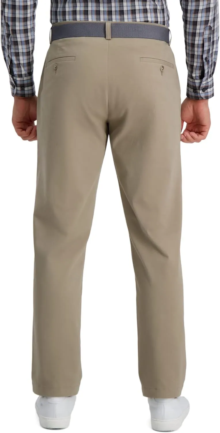 Haggar Men's Comfort Straight Fit Twill Casual Pant