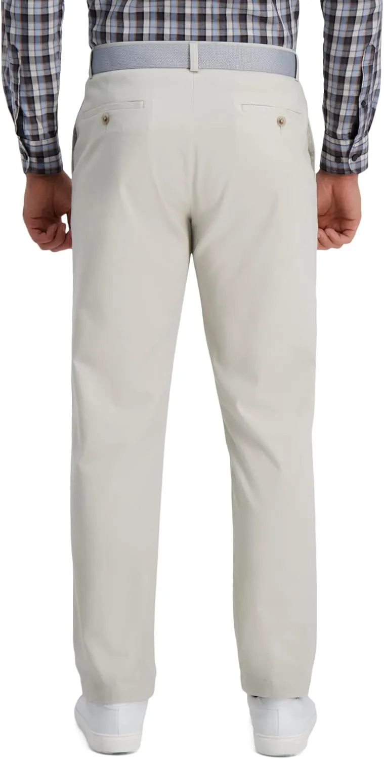 Haggar Men's Comfort Straight Fit Twill Casual Pant