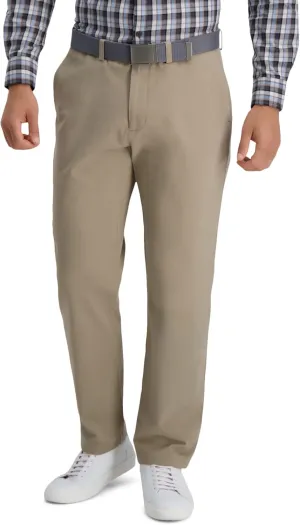 Haggar Men's Comfort Straight Fit Twill Casual Pant