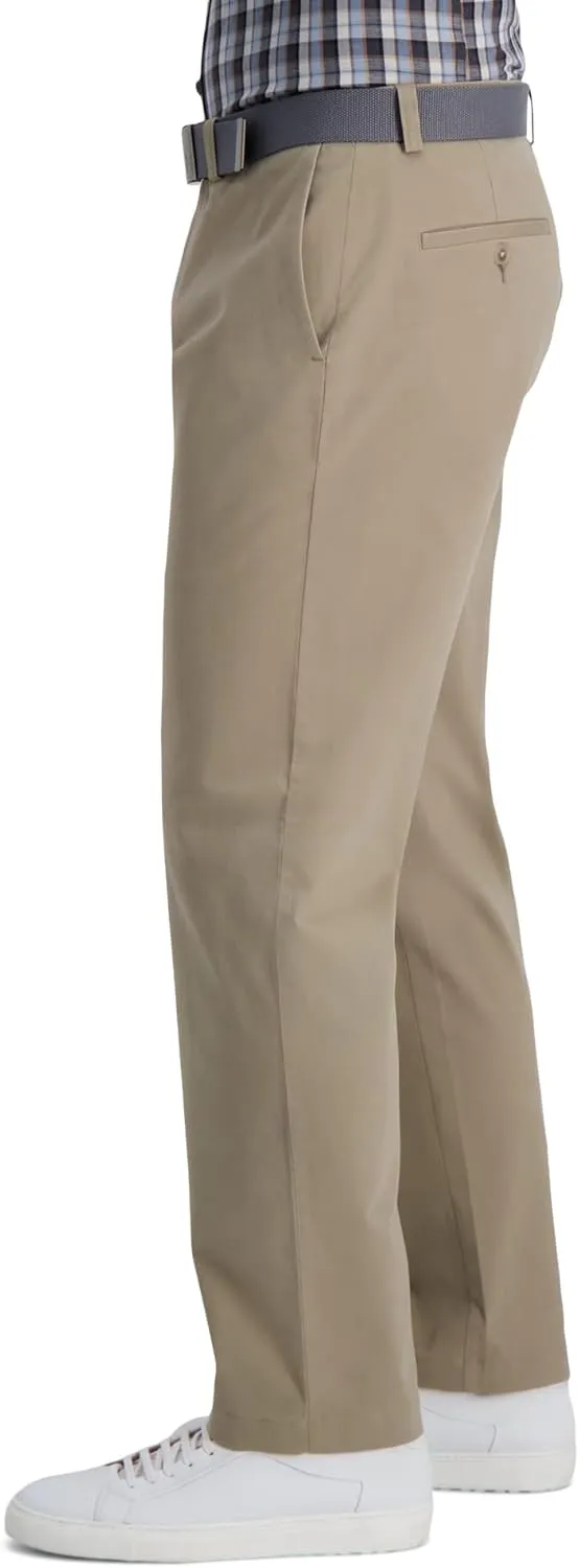 Haggar Men's Comfort Straight Fit Twill Casual Pant