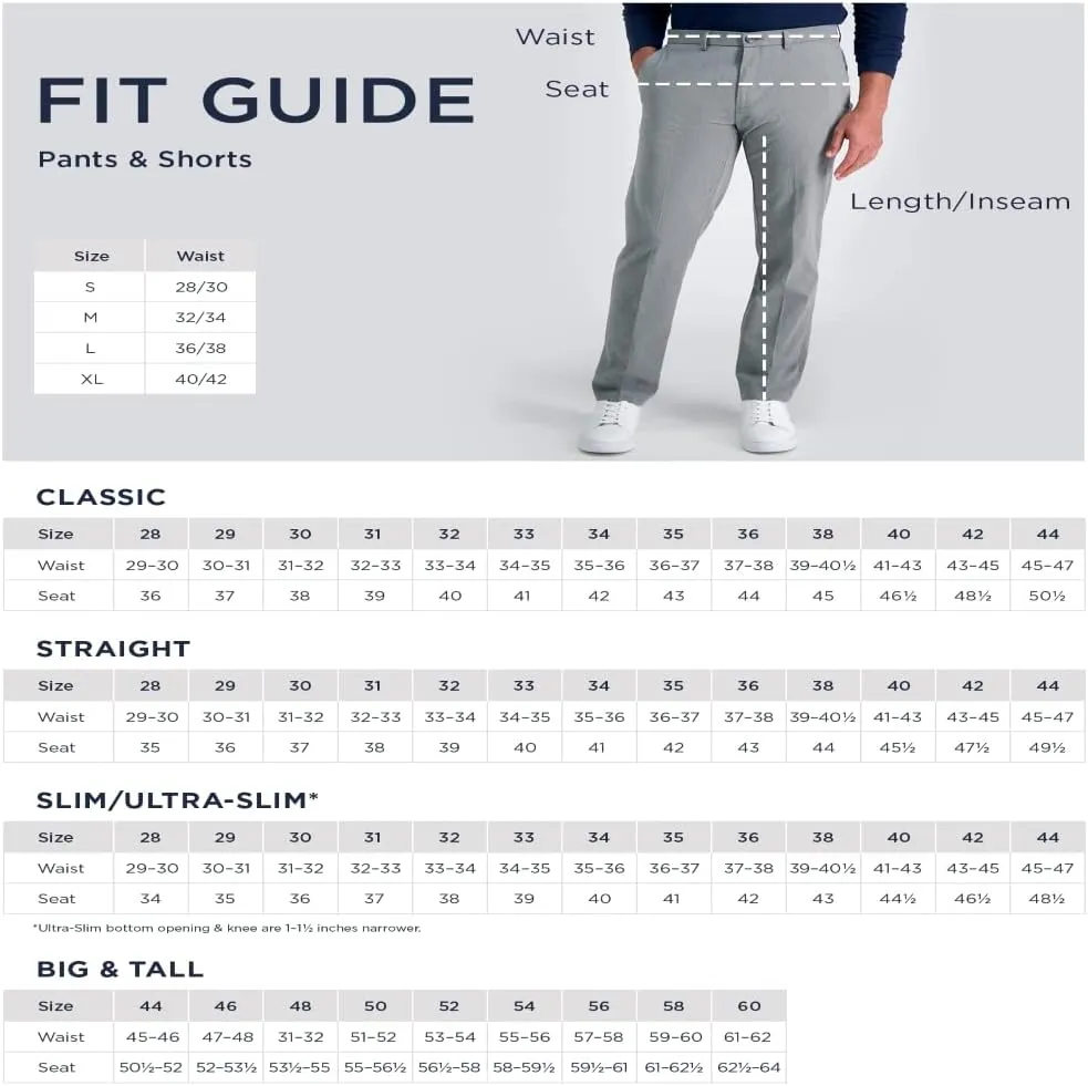 Haggar Men's Comfort Straight Fit Twill Casual Pant