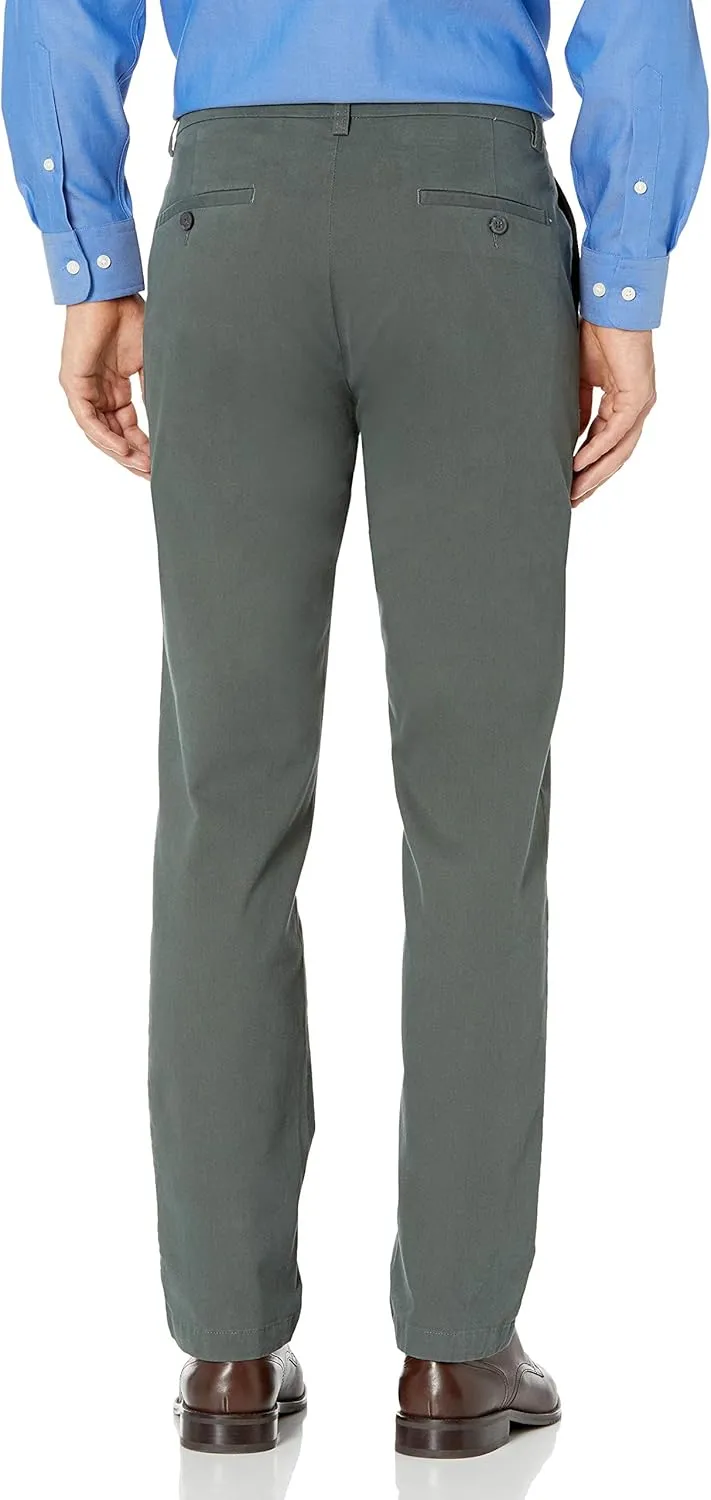 Haggar Men's Comfort Straight Fit Twill Casual Pant