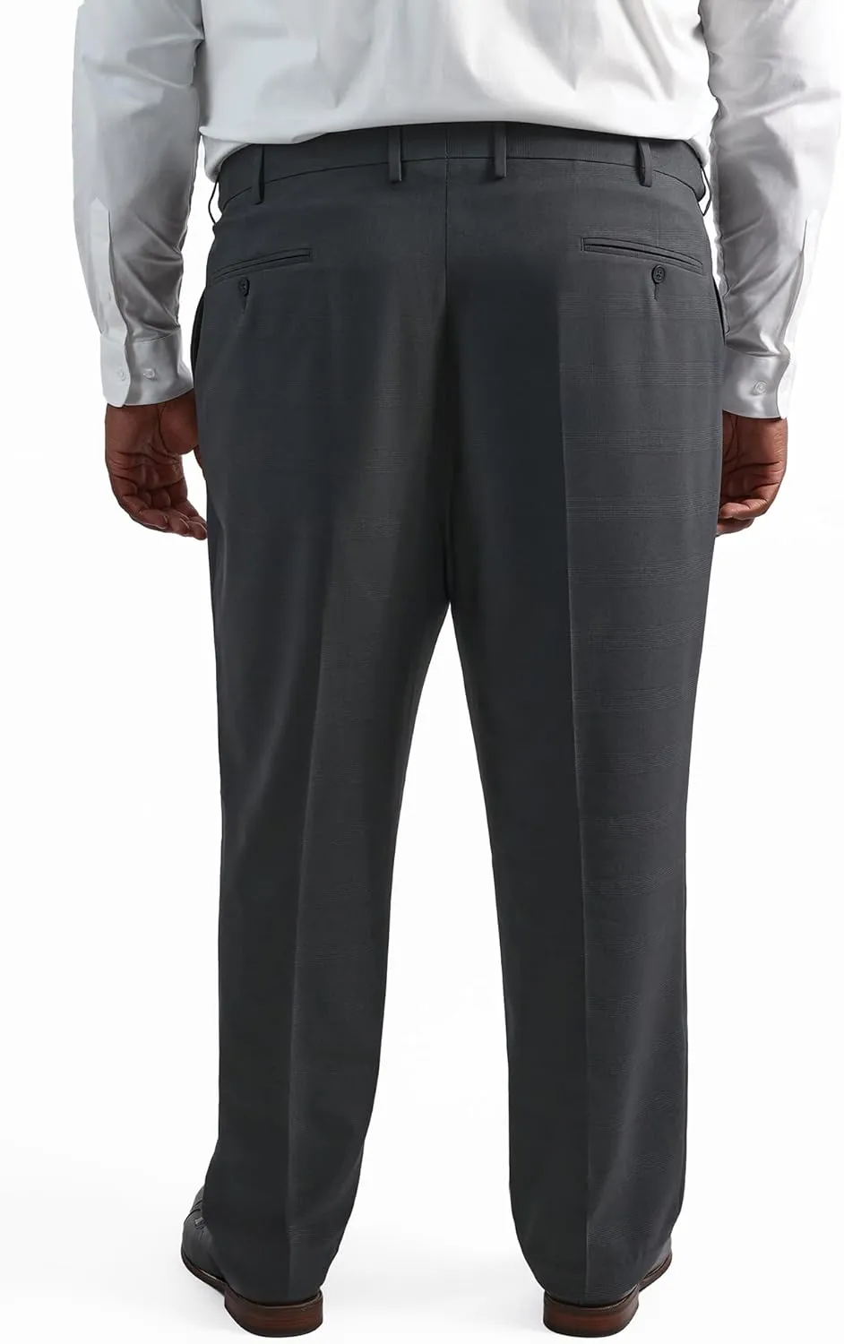 Haggar Men's Premium Comfort Classic Fit Flat Front Hidden Comfort Waistband Pant (Regular and Big & Tall Sizes)