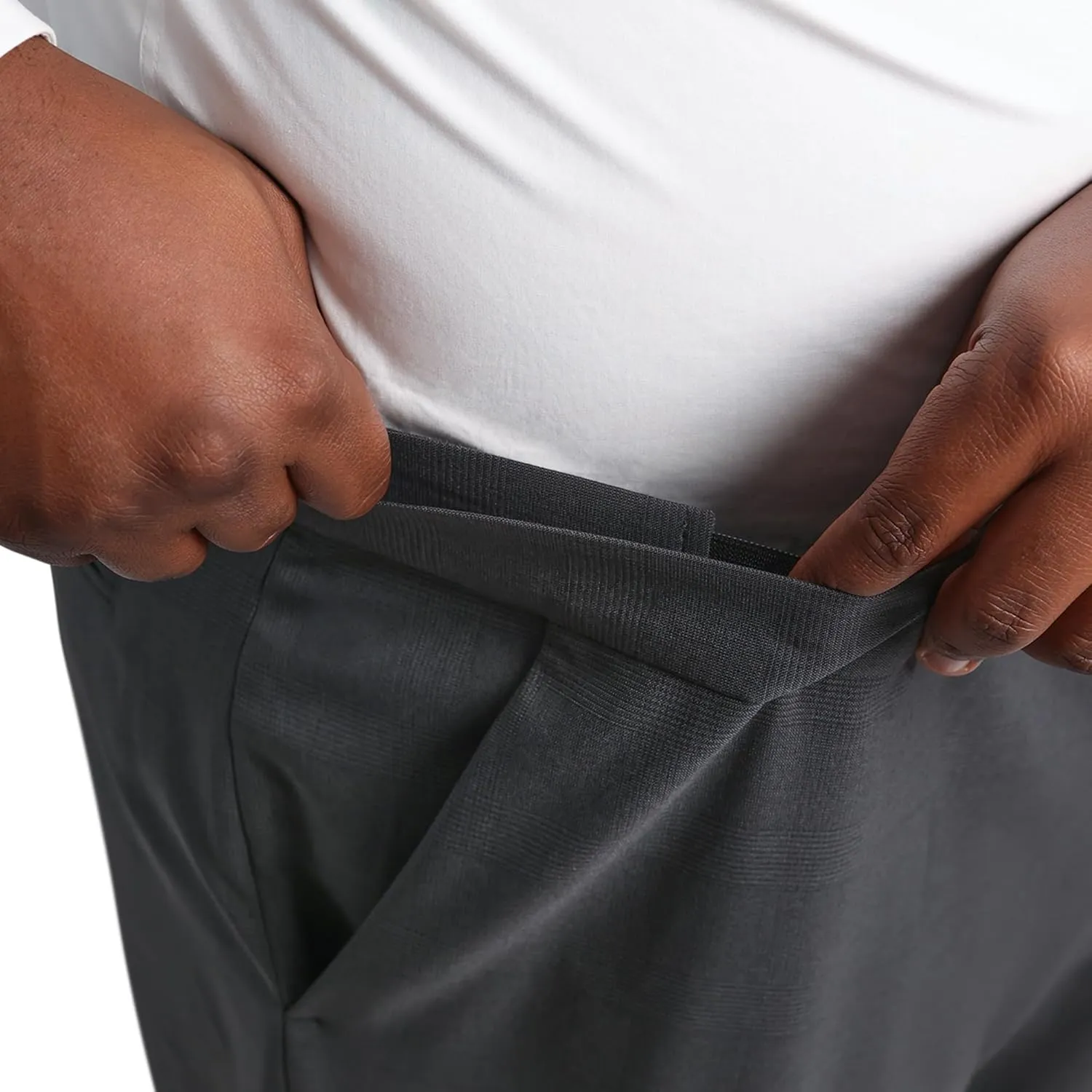 Haggar Men's Premium Comfort Classic Fit Flat Front Hidden Comfort Waistband Pant (Regular and Big & Tall Sizes)