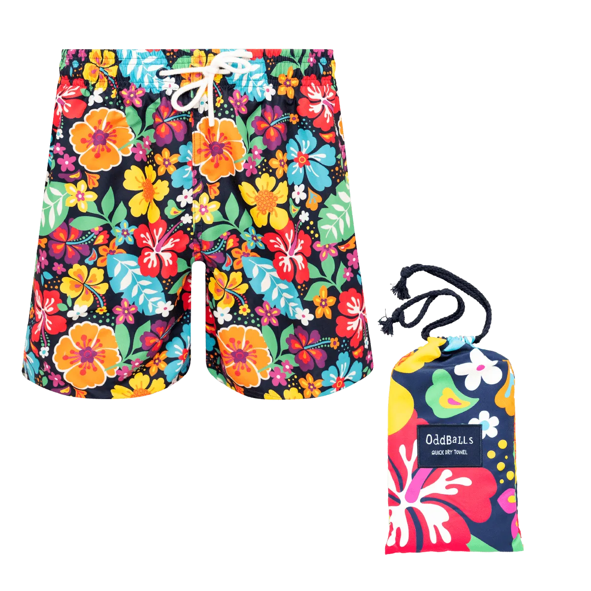 Hawaii - Compression Swim Shorts & Quick Dry Towel Bundle