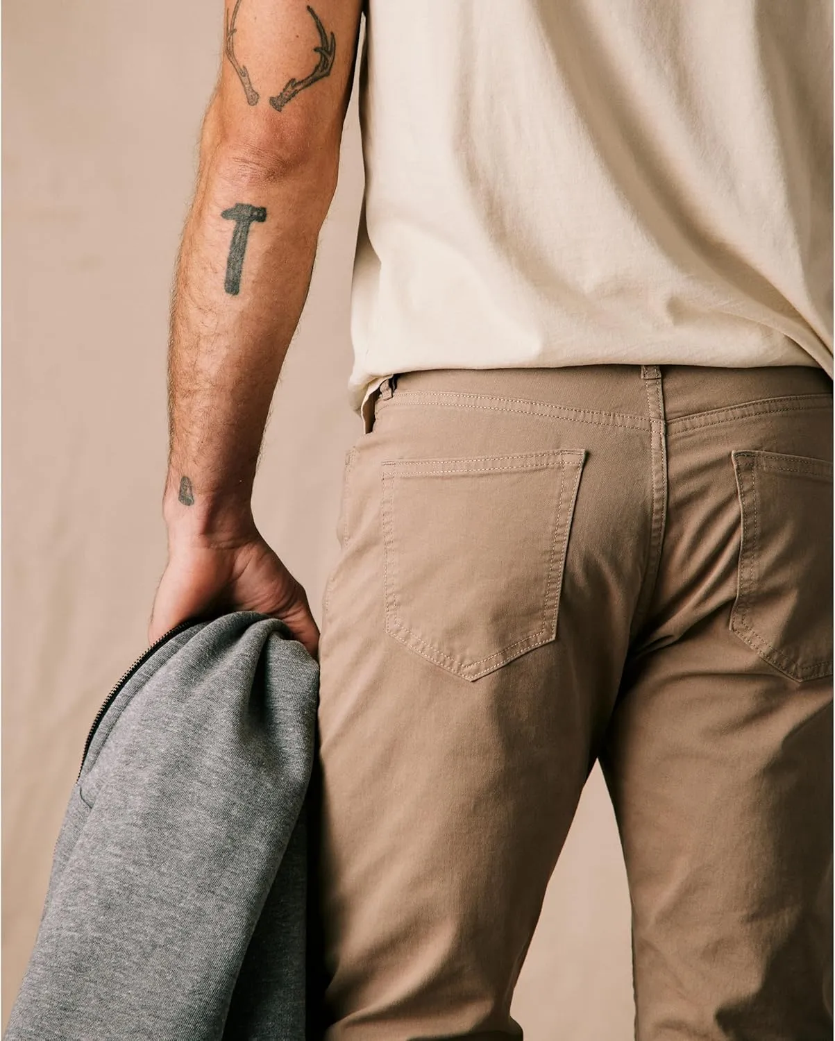 Huckberry Flint and Tinder Men's 365 Pant, Stretch Comfort, 5-Pocket Mens Pant