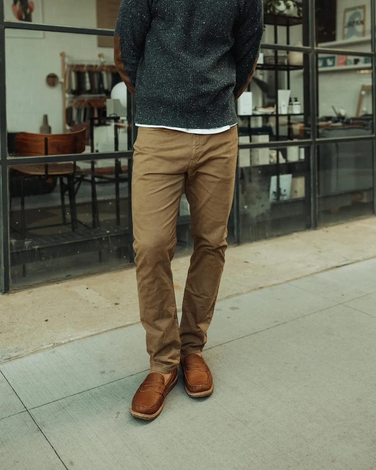 Huckberry Flint and Tinder Men's 365 Pant, Stretch Comfort, 5-Pocket Mens Pant