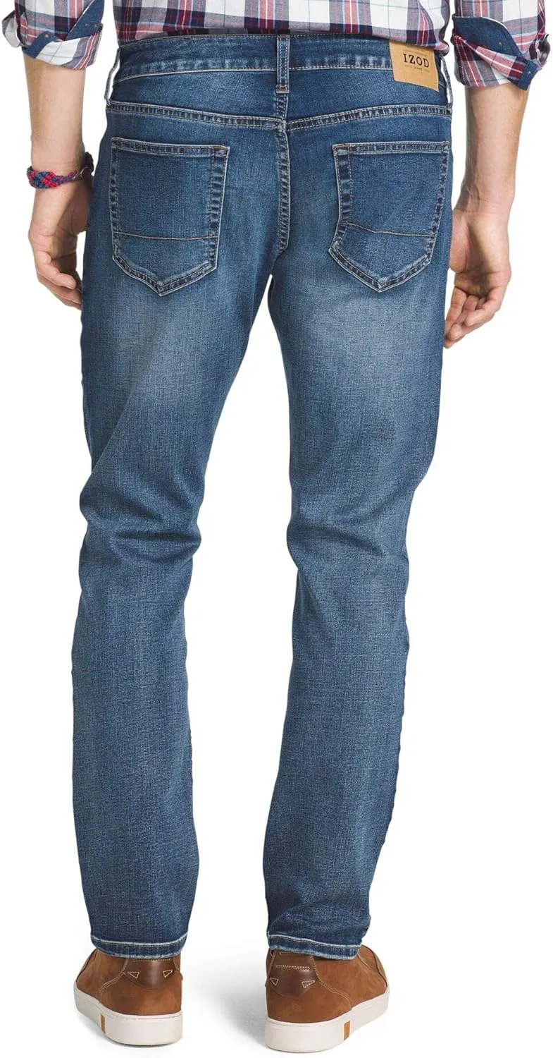 IZOD Men's Comfort Stretch Straight Fit Jean