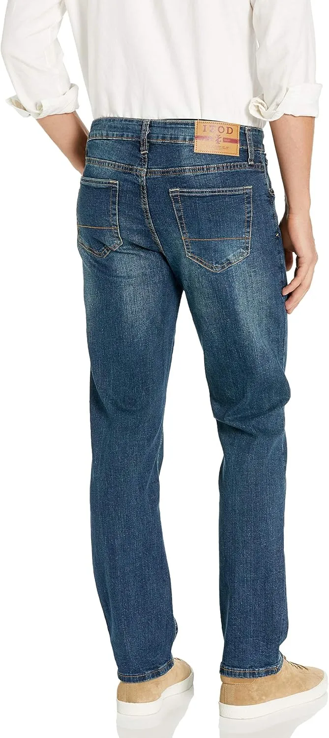 IZOD Men's Comfort Stretch Straight Fit Jean