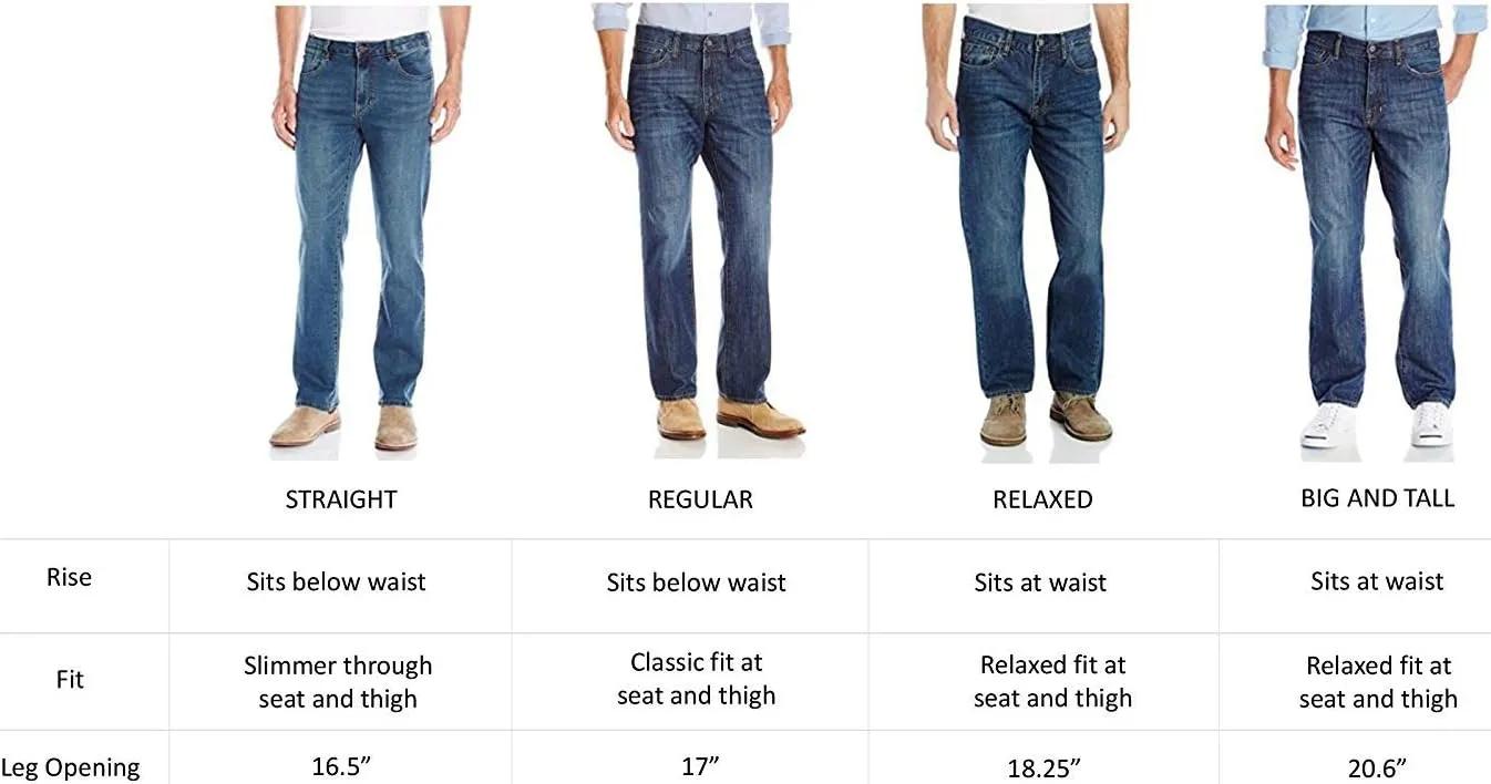 IZOD Men's Comfort Stretch Straight Fit Jean