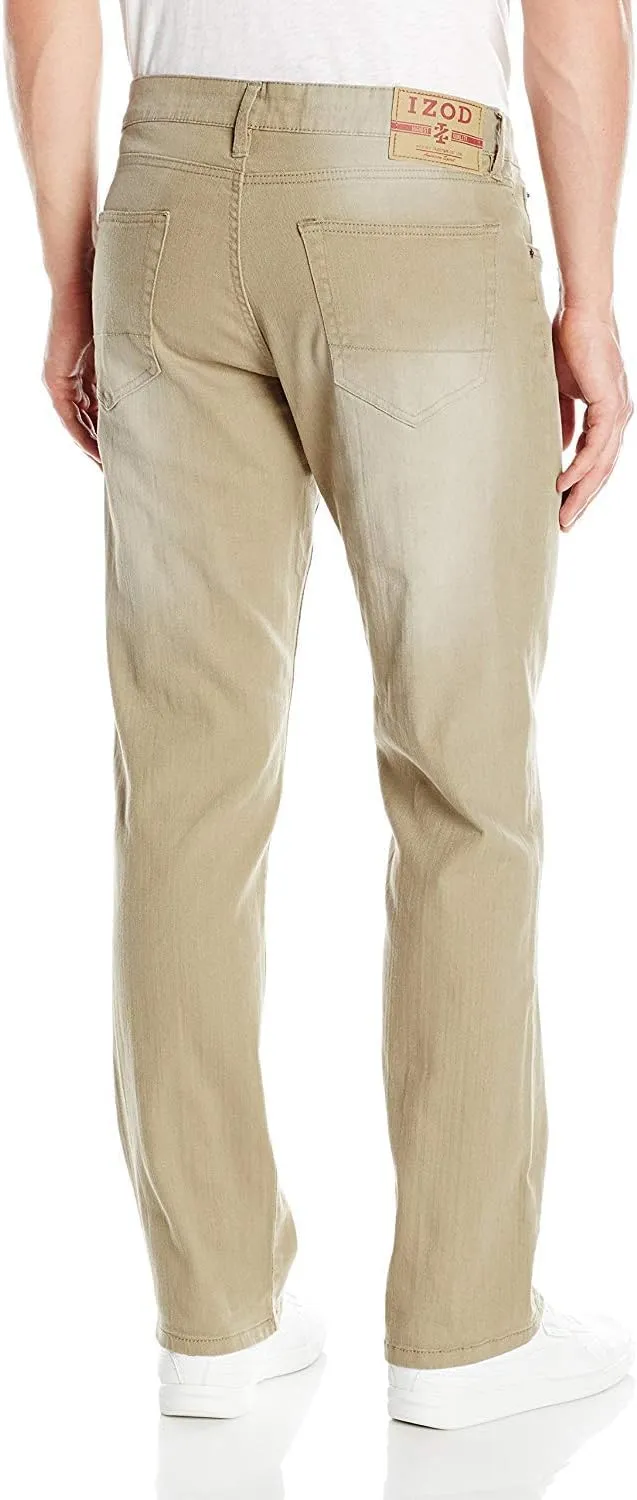 IZOD Men's Comfort Stretch Straight Fit Jean