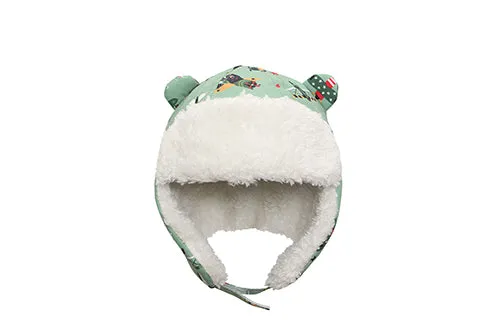 Kids & Baby Water Repellent Trapper Hat - Black Bear