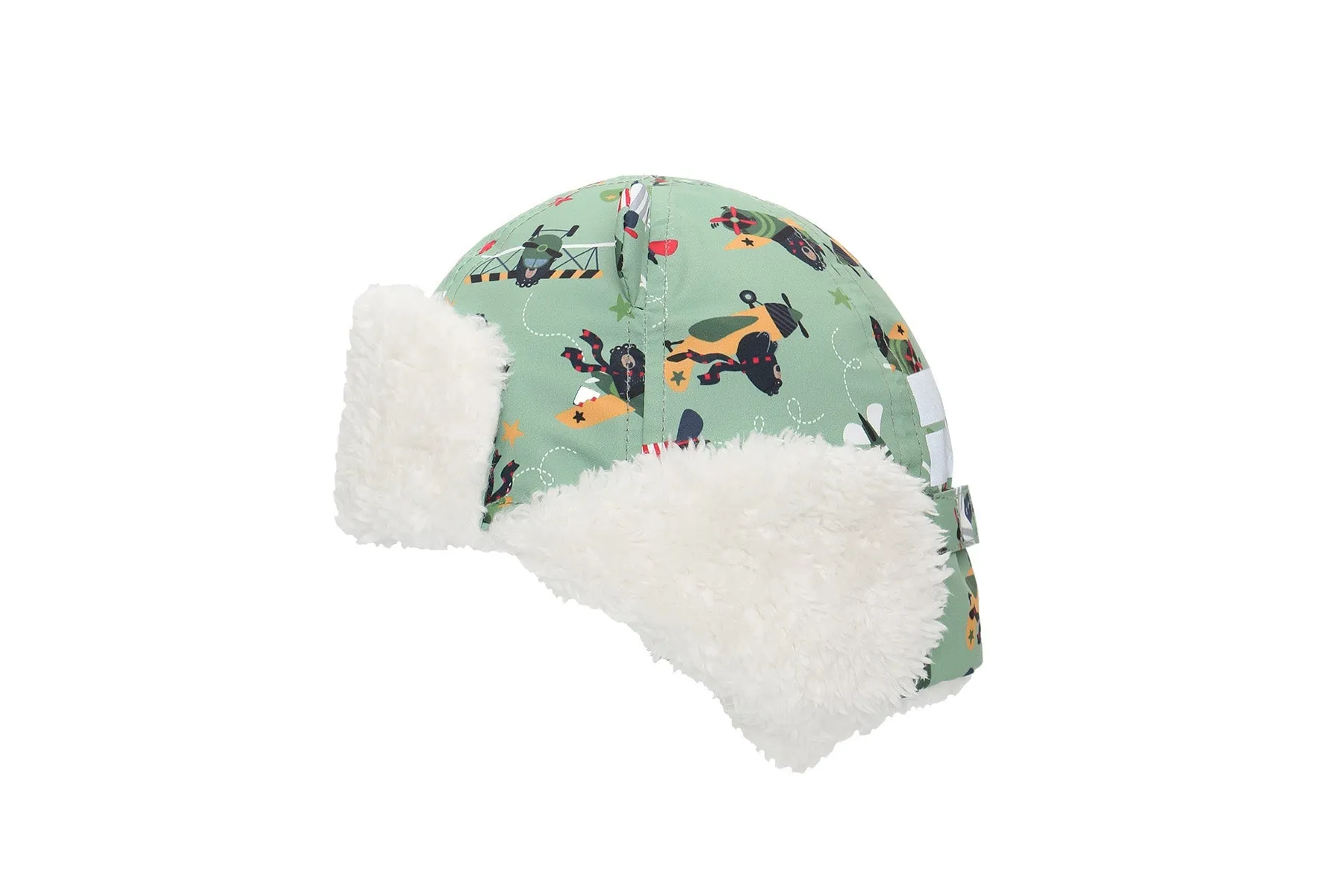 Kids & Baby Water Repellent Trapper Hat - Black Bear