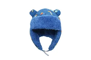 Kids & Baby Water Repellent Trapper Hat - Dinosaur