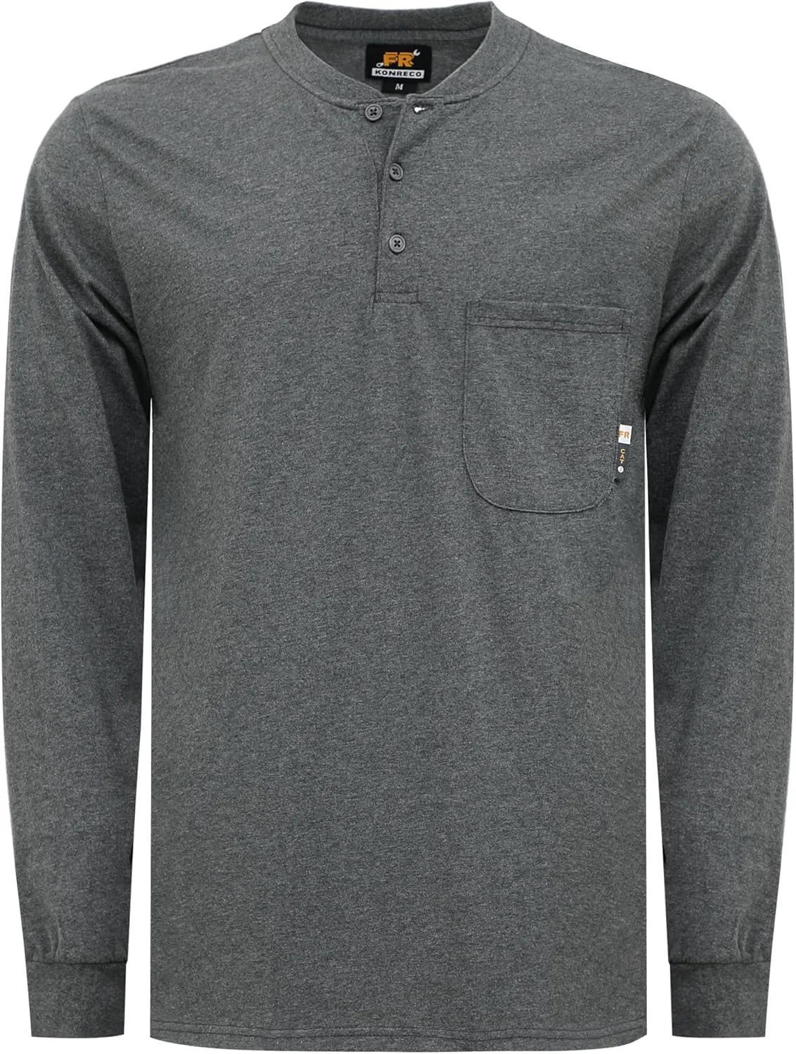 KONRECO FR Shirts for Summer Flame Resistant Shirt 5.5oz Light Weight&7oz CAT2 Henley Shirts