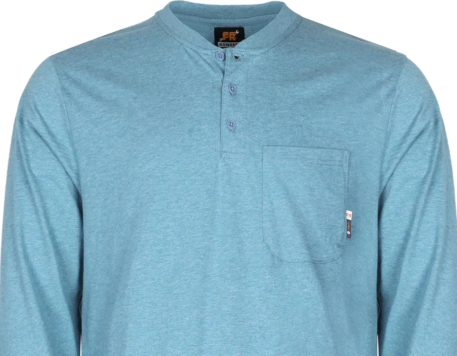 KONRECO FR Shirts for Summer Flame Resistant Shirt 5.5oz Light Weight&7oz CAT2 Henley Shirts