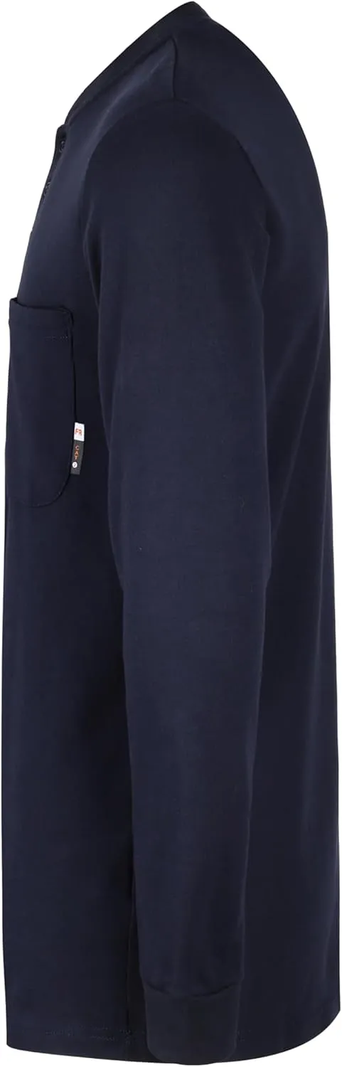 KONRECO FR Shirts for Summer Flame Resistant Shirt 5.5oz Light Weight&7oz CAT2 Henley Shirts