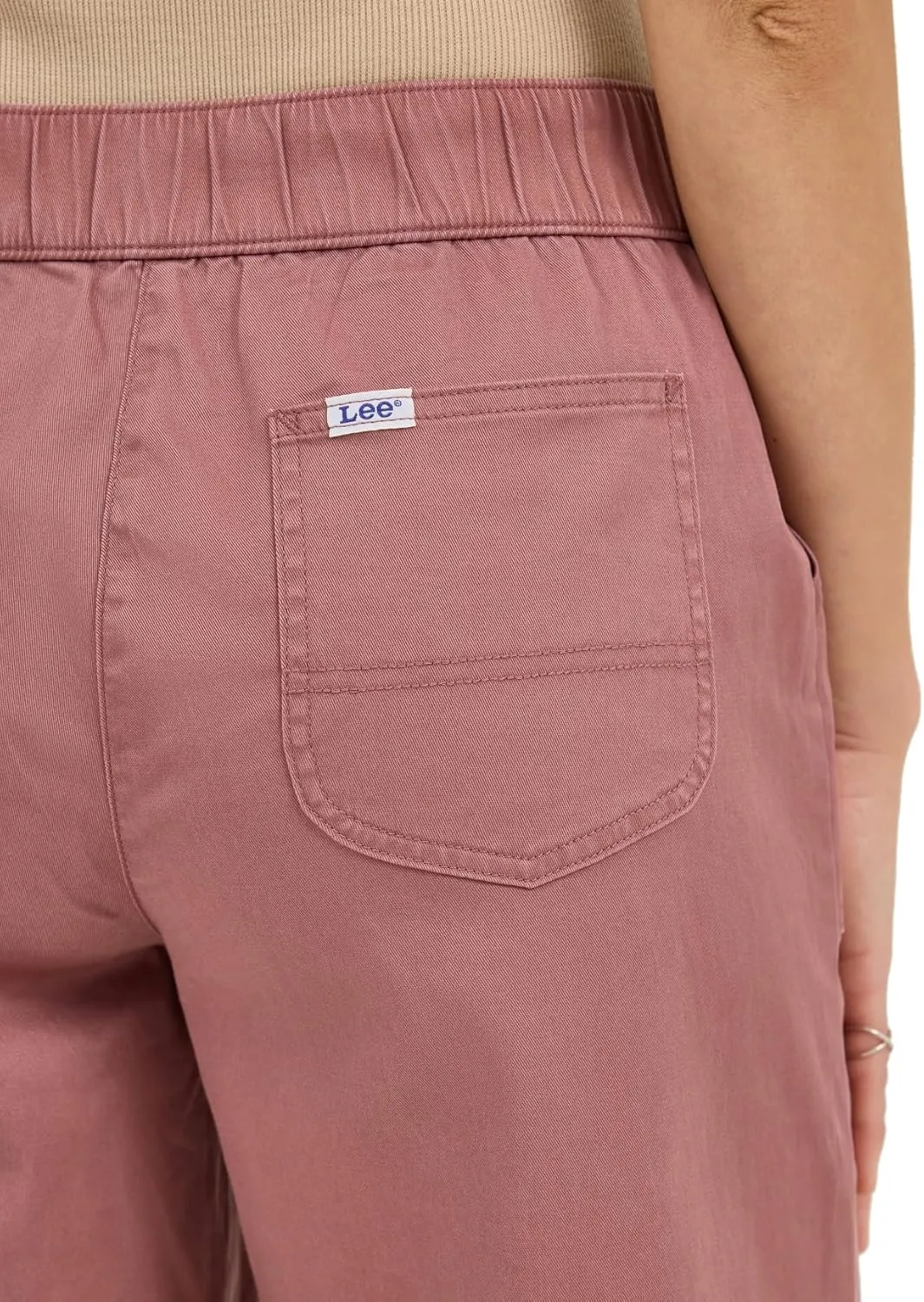 Lee Women's Ultra Lux Comfort Wide Leg Utility Crop Capri Pant
