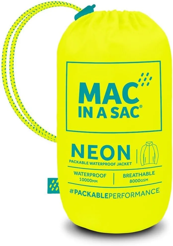 Mac in a Sac Women's Packable Rain Jacket - Origin - Lightweight Waterproof and Breathable Raincoat with Hood