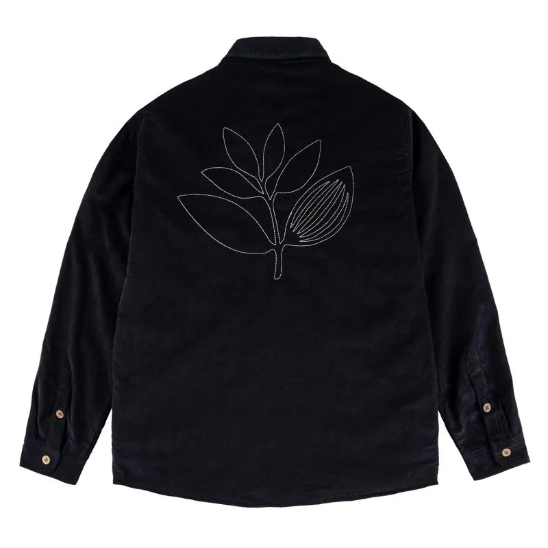 Magenta - Rover Cord Overshirt (Black)