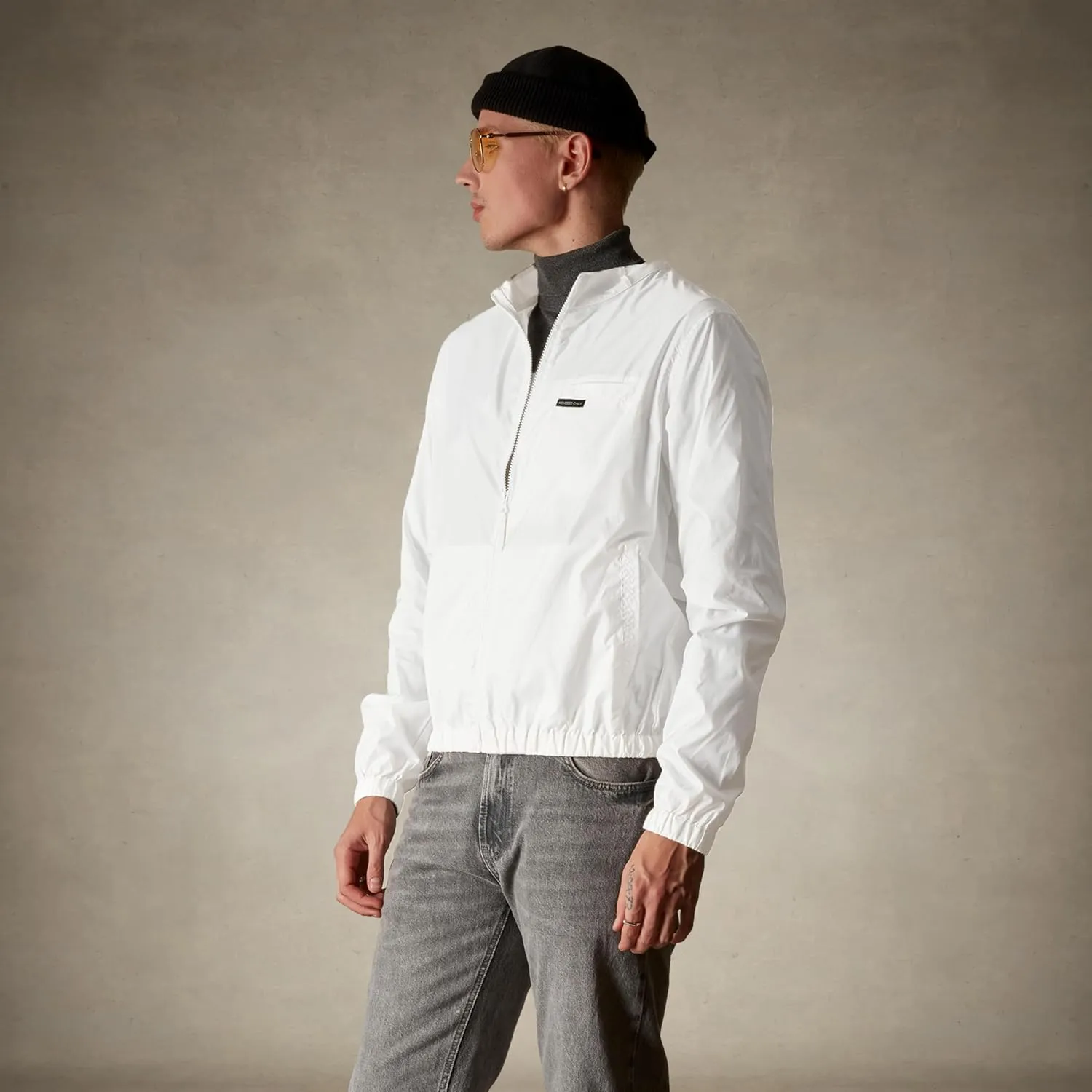 Members Only Mens Windbreaker Packable Jacket, Waterproof Rain Jacket Men Lightweight for Golf Cycling Fishing Hiking Gear