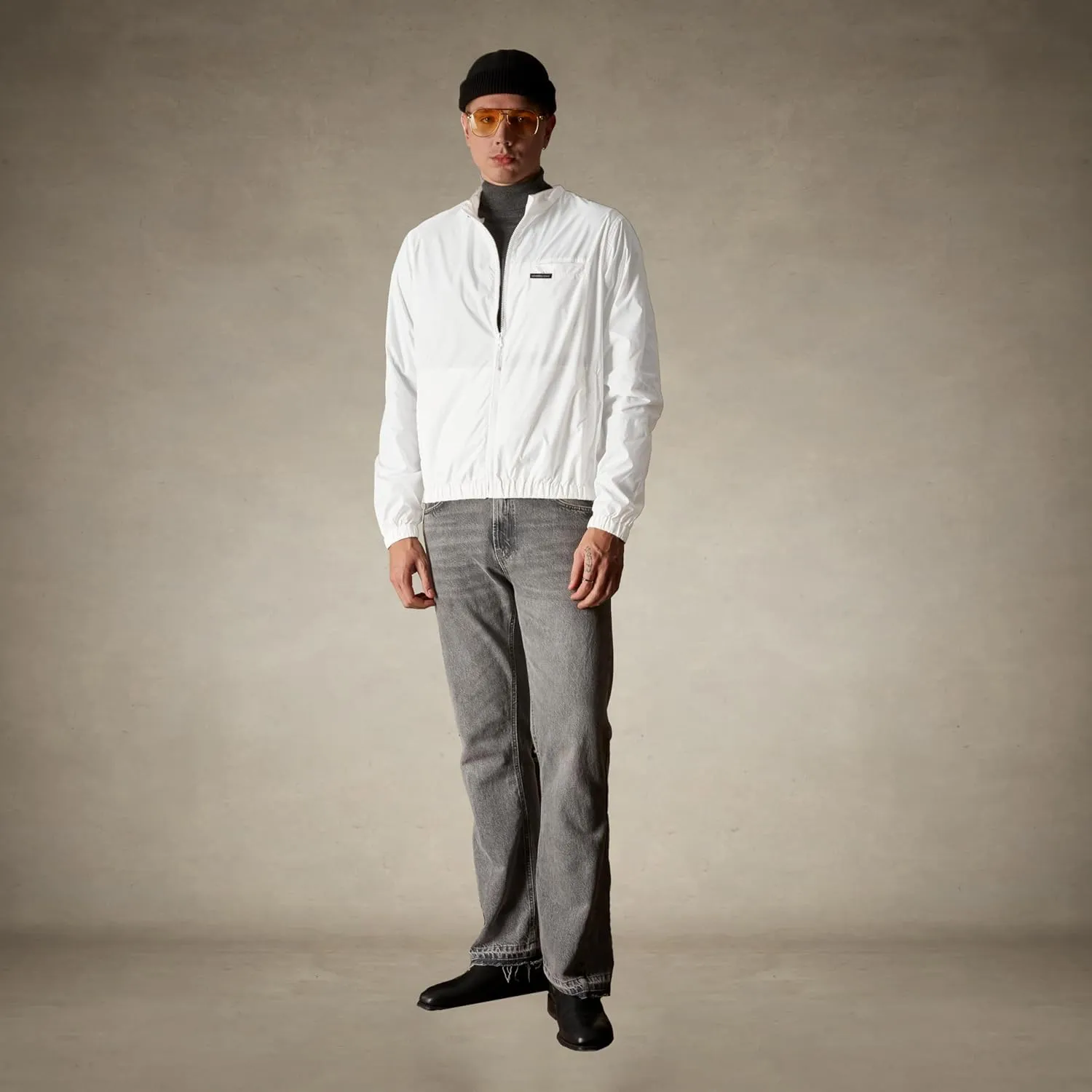 Members Only Mens Windbreaker Packable Jacket, Waterproof Rain Jacket Men Lightweight for Golf Cycling Fishing Hiking Gear