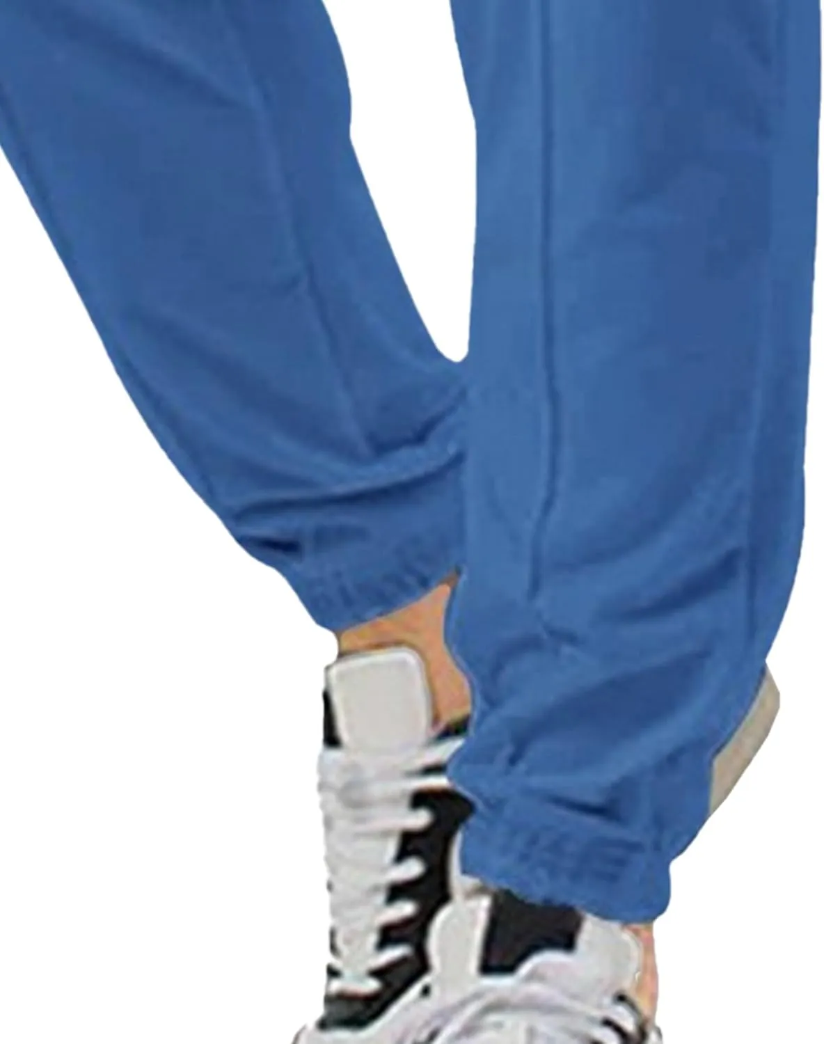 Men's Comfort Solid Drawstring Athletic Pants Casual Loose Fit Joggers Trousers Lightweight Outdoor Workout Pants