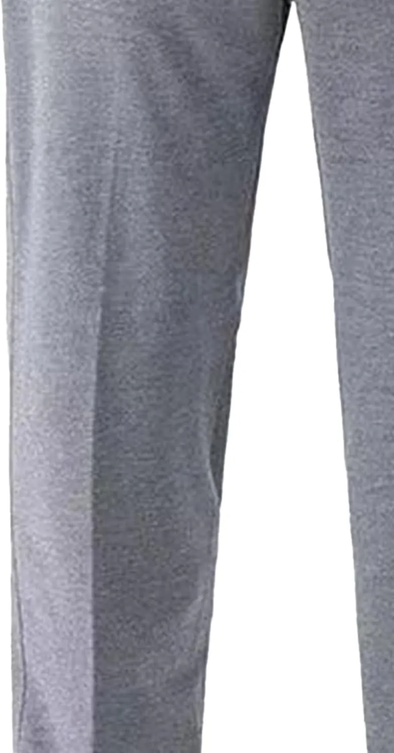 Men's Comfort Stretch Loose Fit Outdoor Pants Basic Straight Leg Lightweight Trousers Solid Elastic Waist Sweatpants