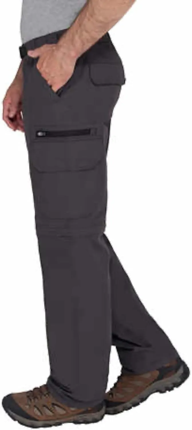 Mens Convertible Lightweight Comfort Stretch Cargo Pants or Shorts