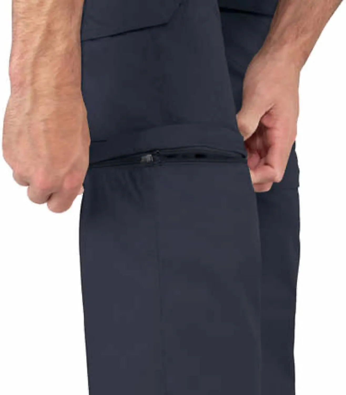 Mens Convertible Lightweight Comfort Stretch Cargo Pants or Shorts