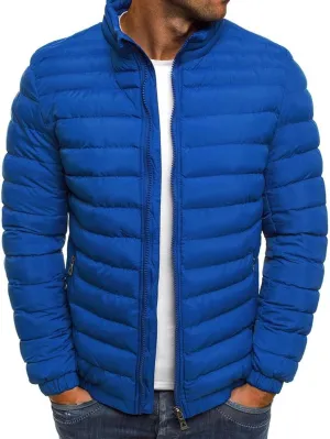 Men's Packable Down Jacket Lightweight Full-Zip Down Puffer Coat Warm Winter Coats for Men